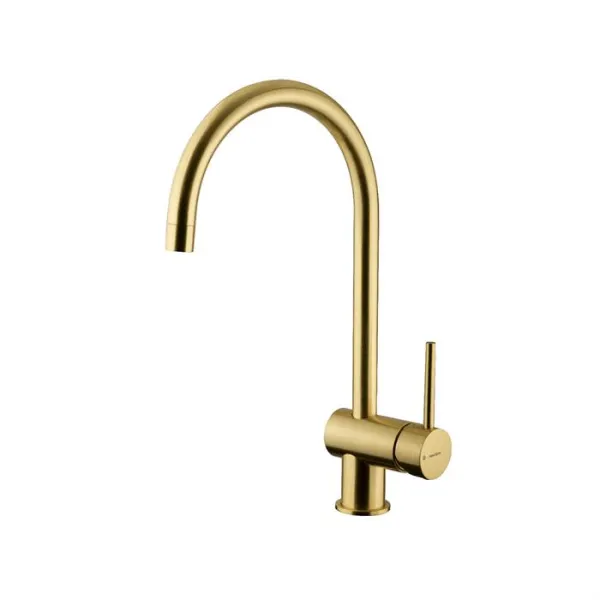 Grifo mezclador de cocina Cassøe Newform XT - Latón cepillado