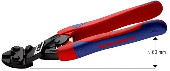 KNIPEX cobolt® negro atramentizado 200 mm, 71 22 200