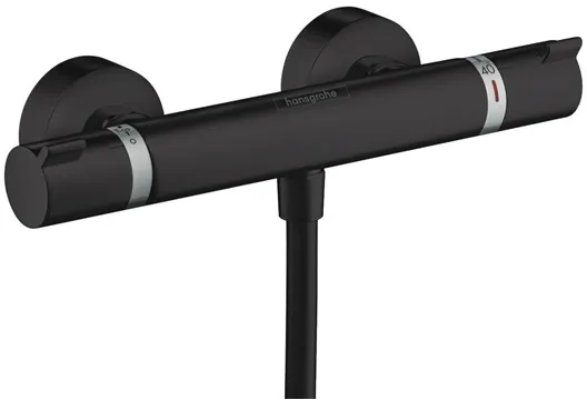 Hansgrohe Ecostat Comfort Mezclador de ducha, negro mate