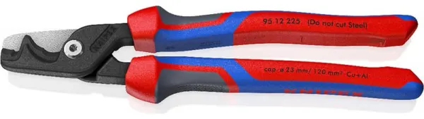 Cizalla para cables Knipex con filo escalonado StepCut XL