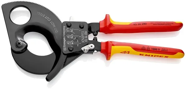 KNIPEX Cizalla para cables 280 mm