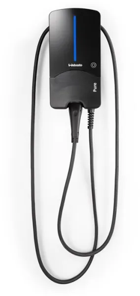 Webasto Pure Caja de Carga 22 kW Tipo 2 Black Edition con cable de 4,5 m - Relé de corriente residual Tipo B integrado
