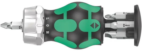 Wera Kraftform Kompakt Stubby Magasin RA 1, 6 piezas