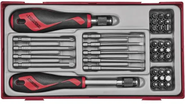 Juego de destornilladores de puntas Teng Tools TTMDQ38 con 38 piezas