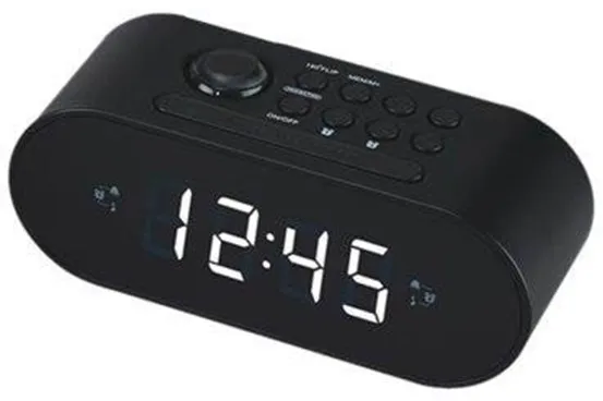 DENVER CRP-717 - radio despertador - FM - Negro
